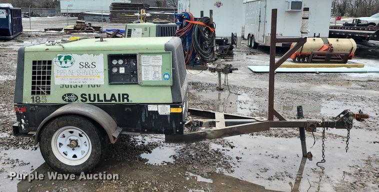 image for item DN8255 Sullair 185DPQ JD air compressor