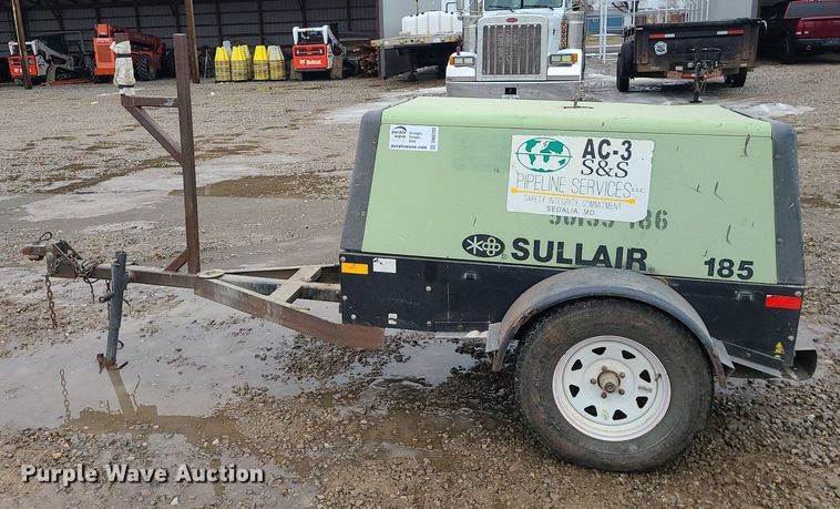 image for item DN8255 Sullair 185DPQ JD air compressor