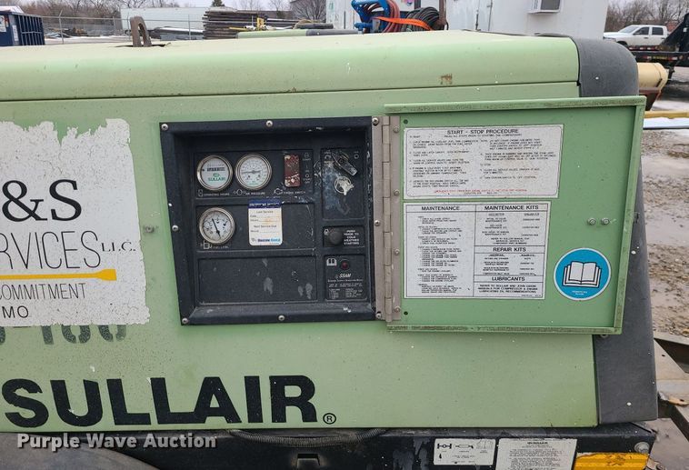 image for item DN8255 Sullair 185DPQ JD air compressor
