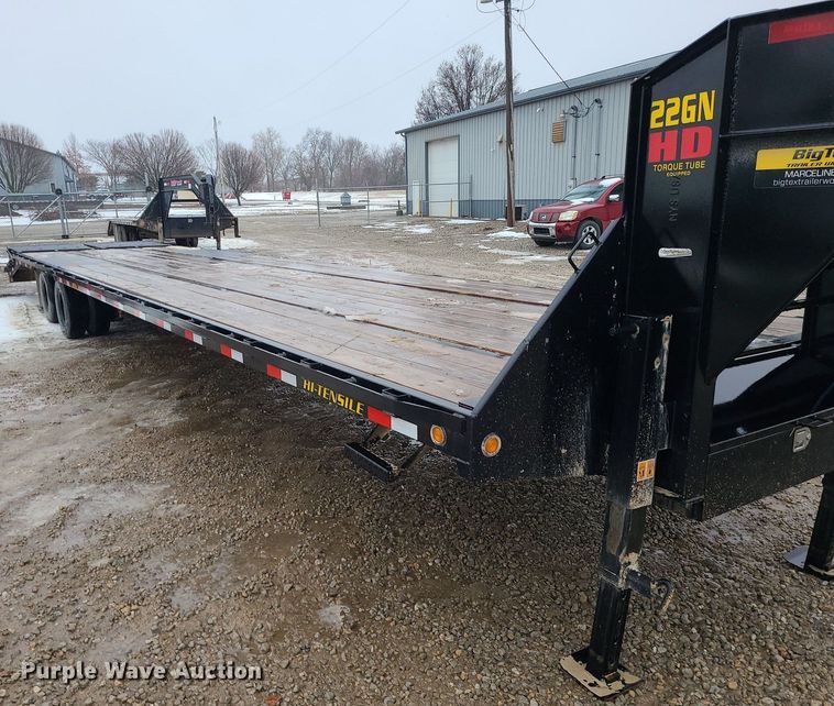 image for item DN8263 2023 Big Tex 22GN-35BK+5MR equipment trailer