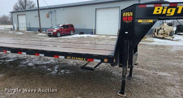 image for item DN8263 2023 Big Tex 22GN-35BK+5MR equipment trailer