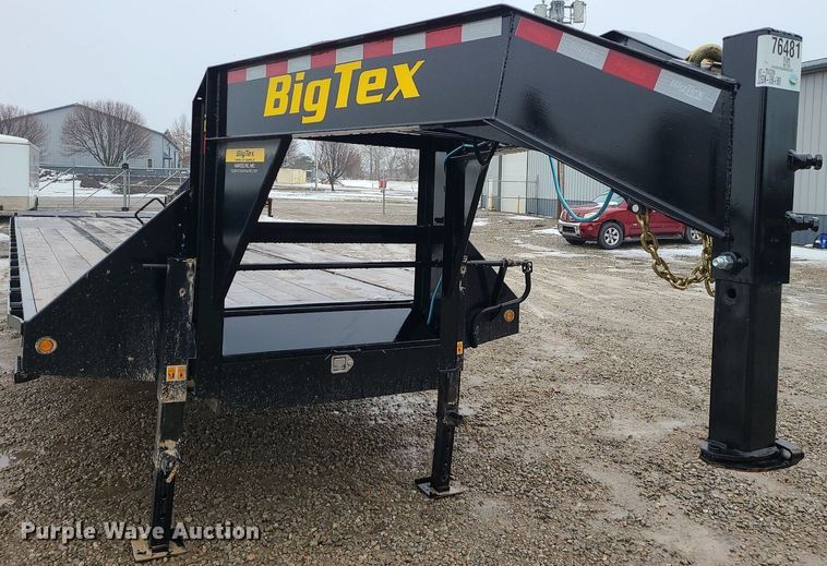 image for item DN8263 2023 Big Tex 22GN-35BK+5MR equipment trailer