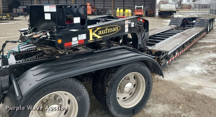 image for item DN8270 2021 Kaufman lowboy equipment trailer