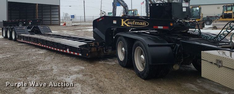 image for item DN8270 2021 Kaufman lowboy equipment trailer