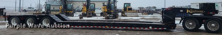 image for item DN8270 2021 Kaufman lowboy equipment trailer