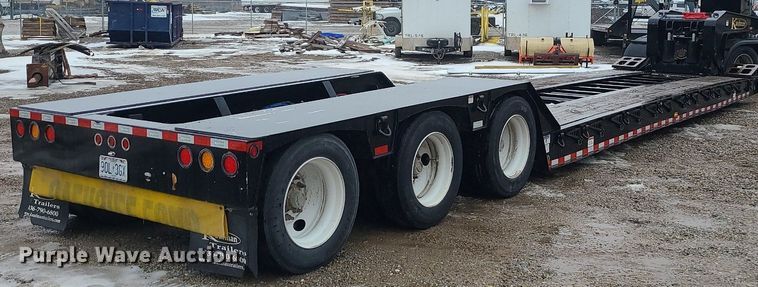 image for item DN8270 2021 Kaufman lowboy equipment trailer