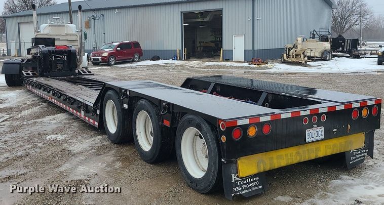 image for item DN8270 2021 Kaufman lowboy equipment trailer