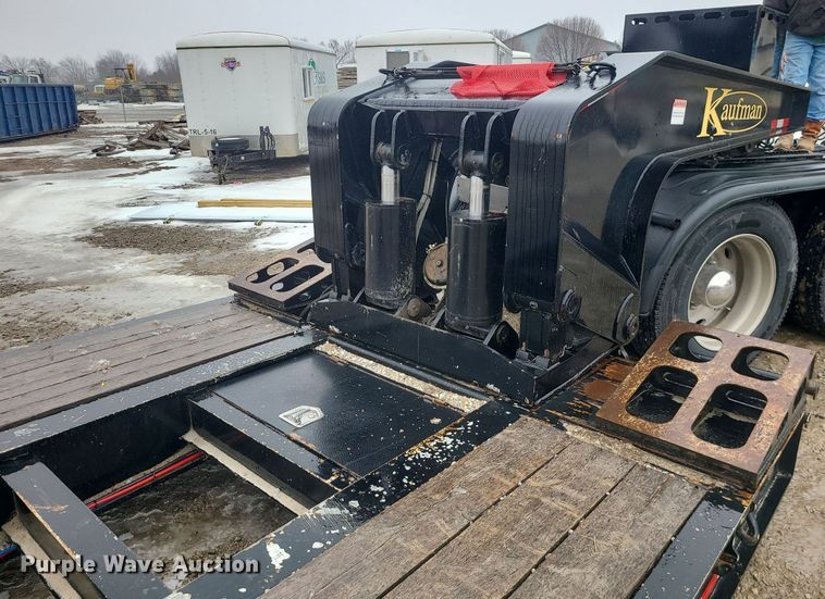 image for item DN8270 2021 Kaufman lowboy equipment trailer