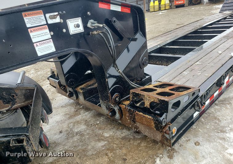 image for item DN8270 2021 Kaufman lowboy equipment trailer