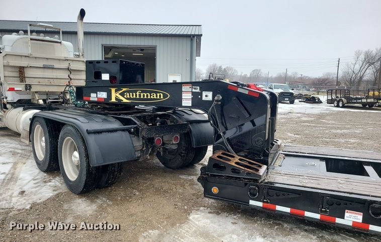 image for item DN8270 2021 Kaufman lowboy equipment trailer