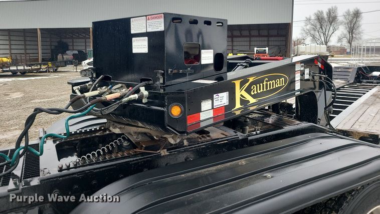 image for item DN8270 2021 Kaufman lowboy equipment trailer