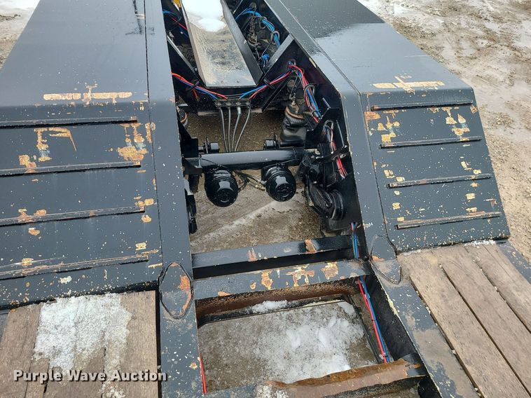 image for item DN8270 2021 Kaufman lowboy equipment trailer