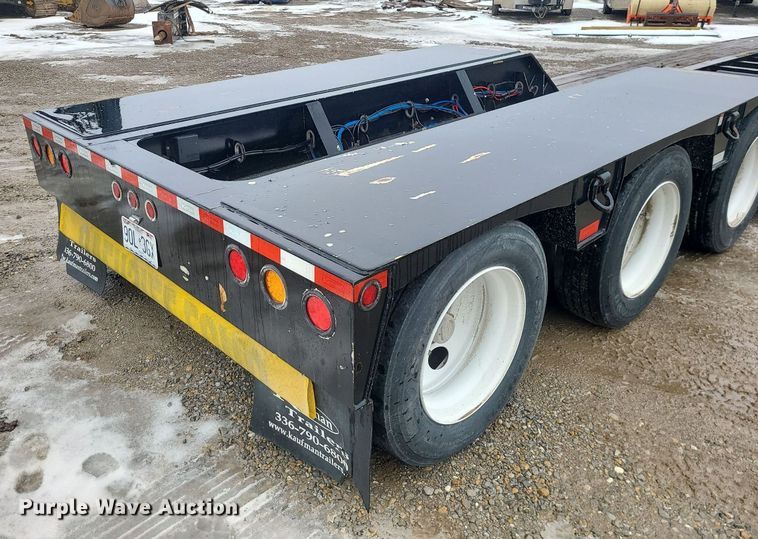 image for item DN8270 2021 Kaufman lowboy equipment trailer