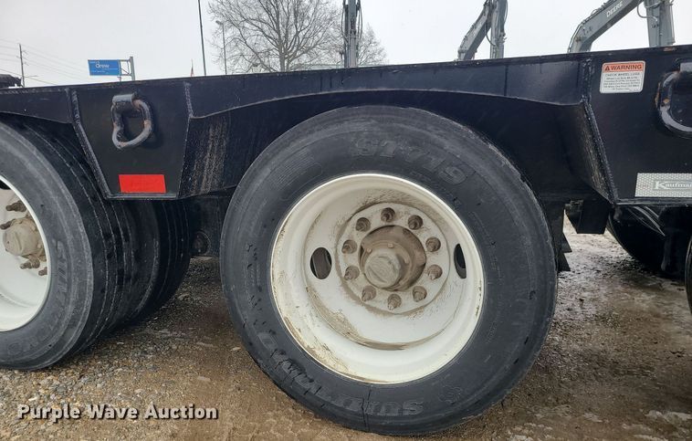 image for item DN8270 2021 Kaufman lowboy equipment trailer