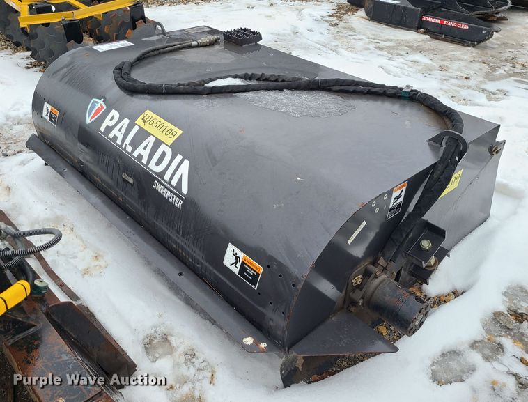 Paladin skid steer broom in Sedalia, MO Item DN8287 for sale Purple