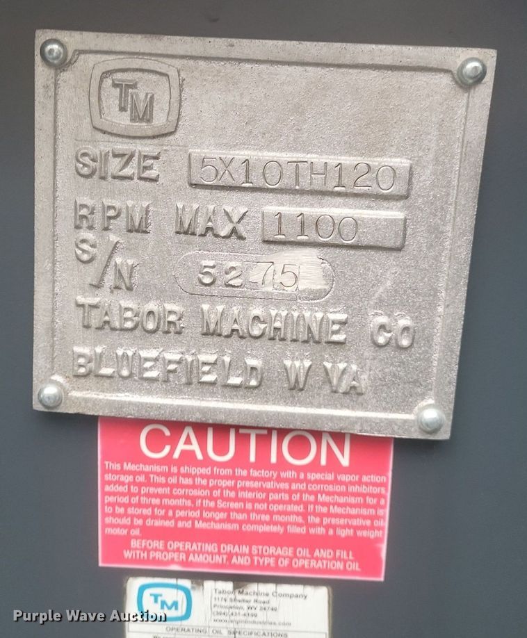 image for item DO4798 Tabor dust collector