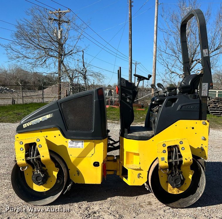 image for item DQ2349 2018 Bomag BW 120 SL-5 double drum vibratory roller