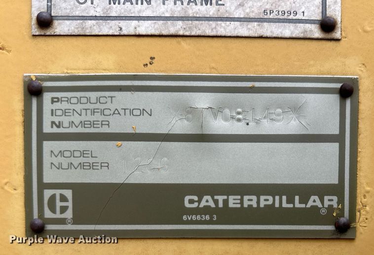 image for item EK9937 1986 Caterpillar 120G motor grader