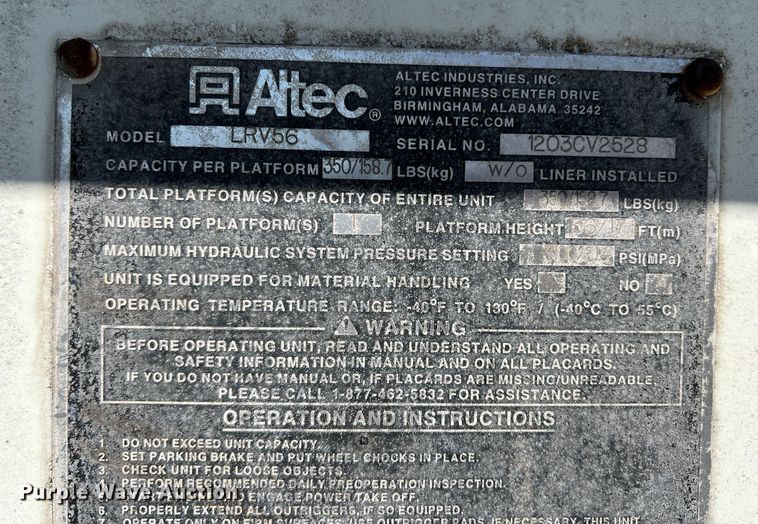 image for item JT9029 2013 International  DuraStar 4300 forestry bucket truck