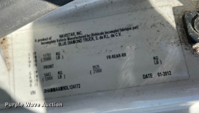 image for item JT9029 2013 International  DuraStar 4300 forestry bucket truck