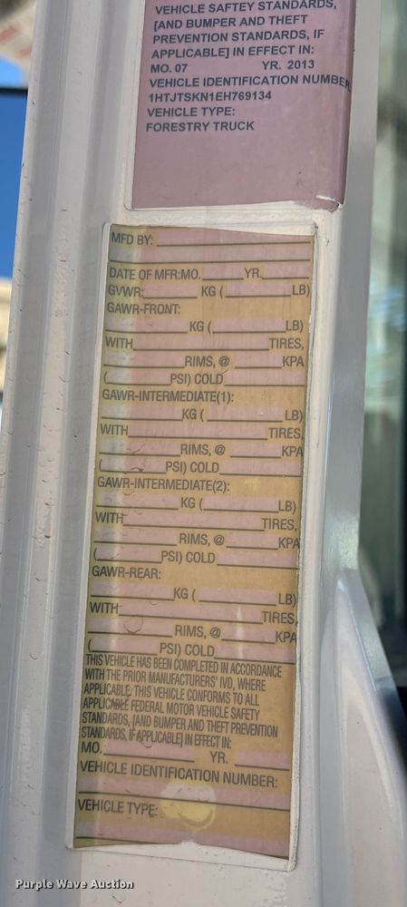 image for item JT9031 2014 International  4300M7 forestry bucket truck