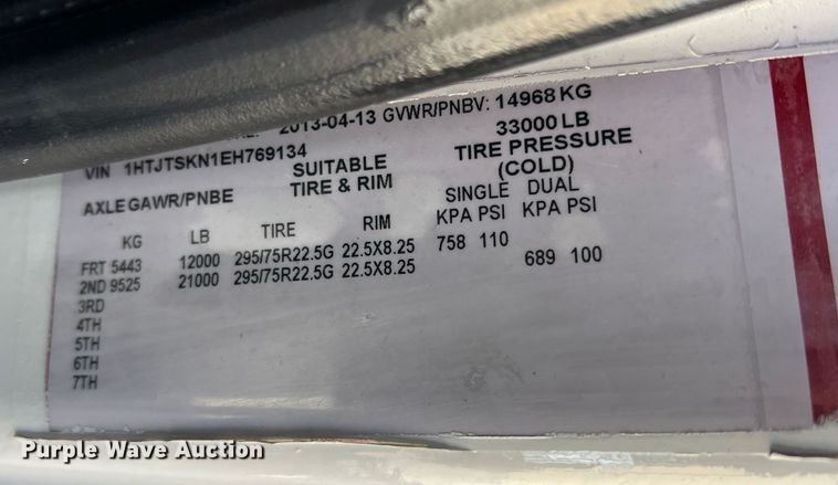 image for item JT9031 2014 International  4300M7 forestry bucket truck