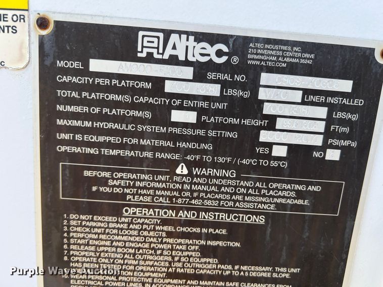 image for item JT9036 2010 International  7400 bucket truck