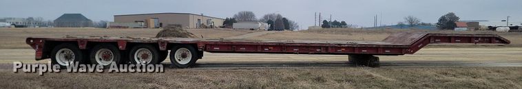 image for item KT9618 1981 Shop built oilfield trailer