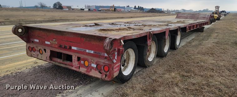 image for item KT9618 1981 Shop built oilfield trailer