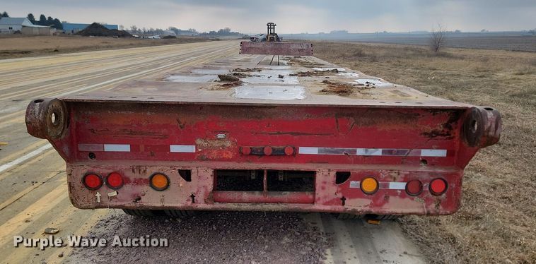 image for item KT9618 1981 Shop built oilfield trailer