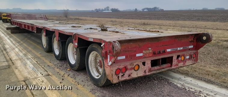 image for item KT9618 1981 Shop built oilfield trailer