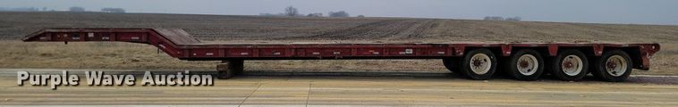 image for item KT9618 1981 Shop built oilfield trailer