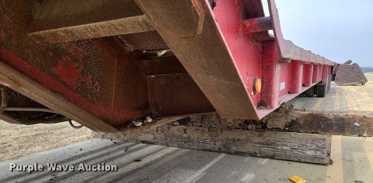 image for item KT9618 1981 Shop built oilfield trailer