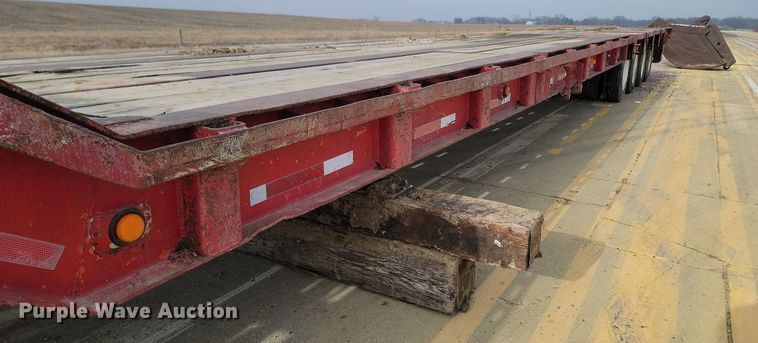 image for item KT9618 1981 Shop built oilfield trailer