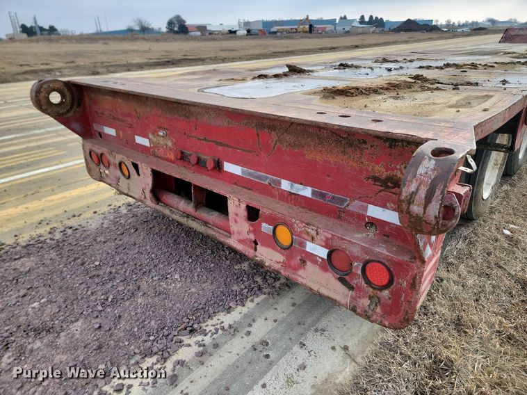 image for item KT9618 1981 Shop built oilfield trailer