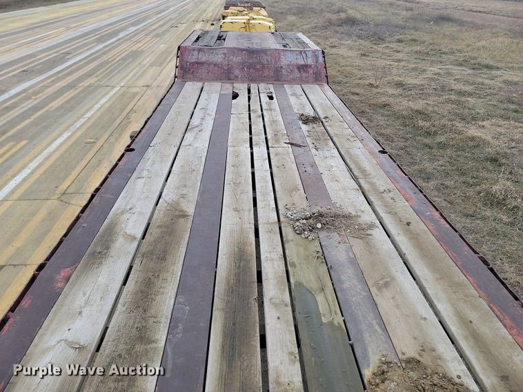 image for item KT9618 1981 Shop built oilfield trailer