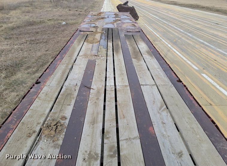 image for item KT9618 1981 Shop built oilfield trailer