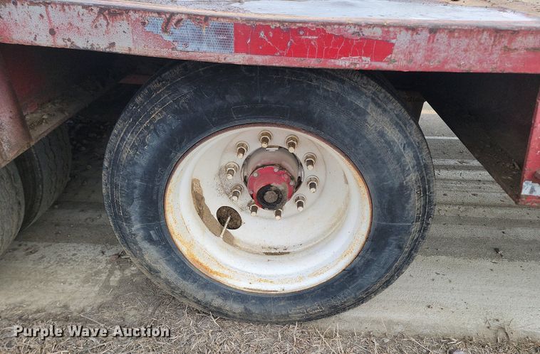 image for item KT9618 1981 Shop built oilfield trailer