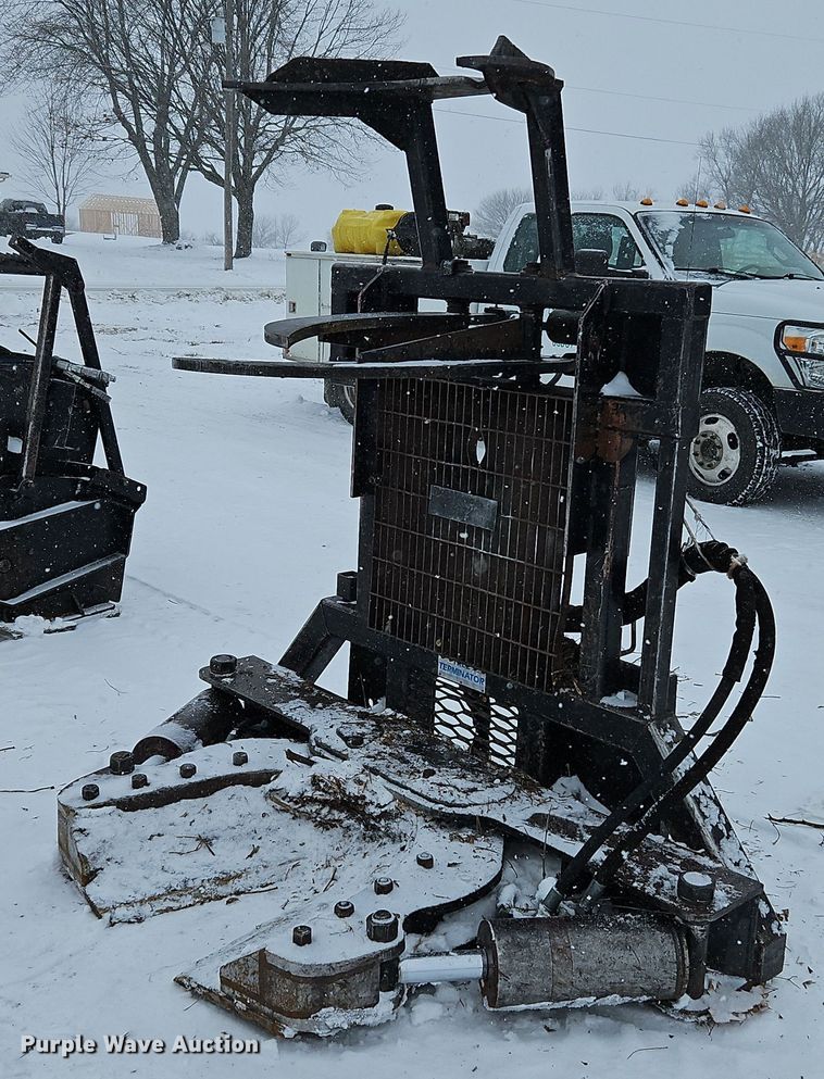 image for item LB9721 Grace Mfg Tree Terminator skid steer tree grapple shear