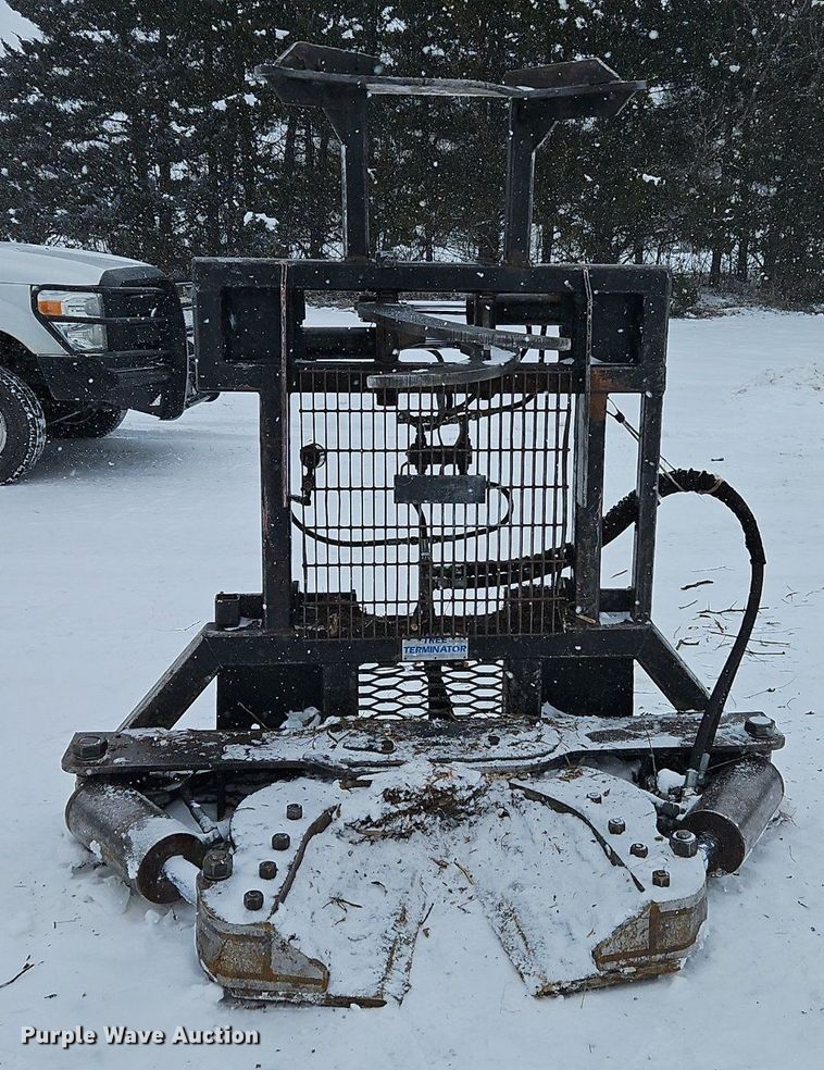 image for item LB9721 Grace Mfg Tree Terminator skid steer tree grapple shear