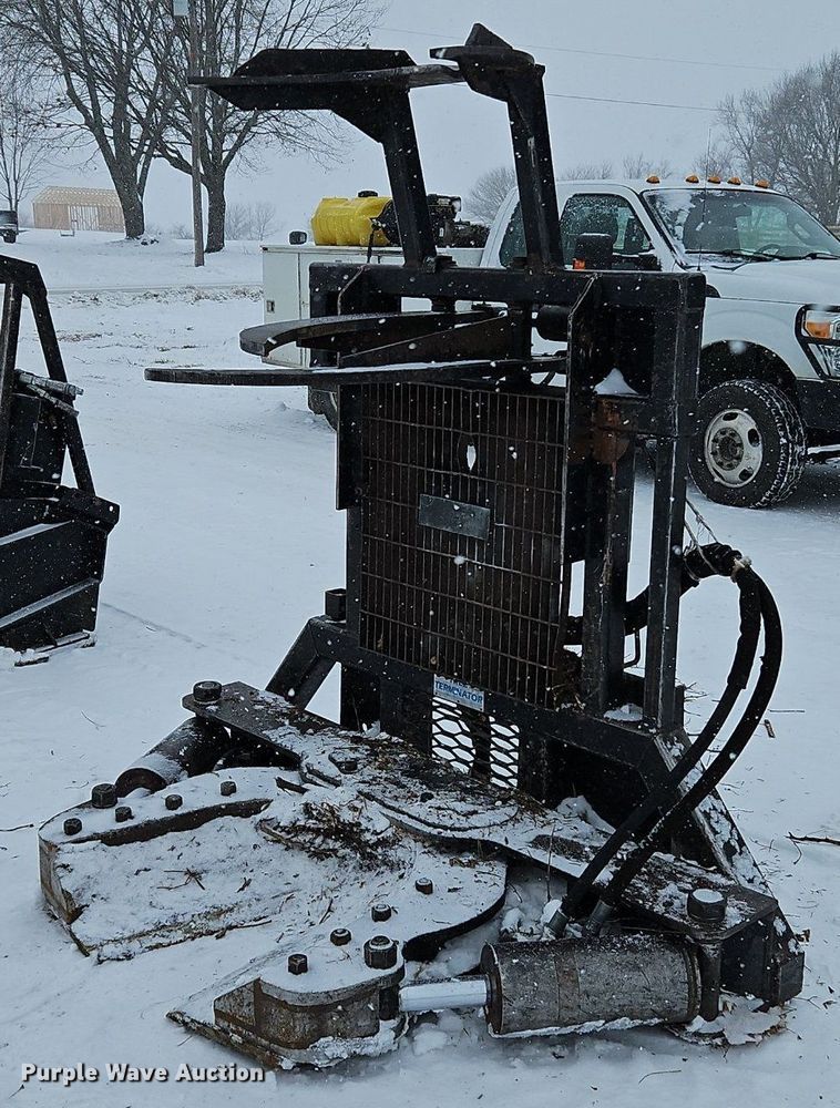 image for item LB9721 Grace Mfg Tree Terminator skid steer tree grapple shear