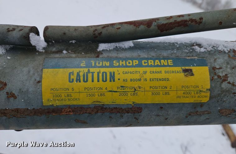 image for item LB9723 Lincoln 93805  Shop crane