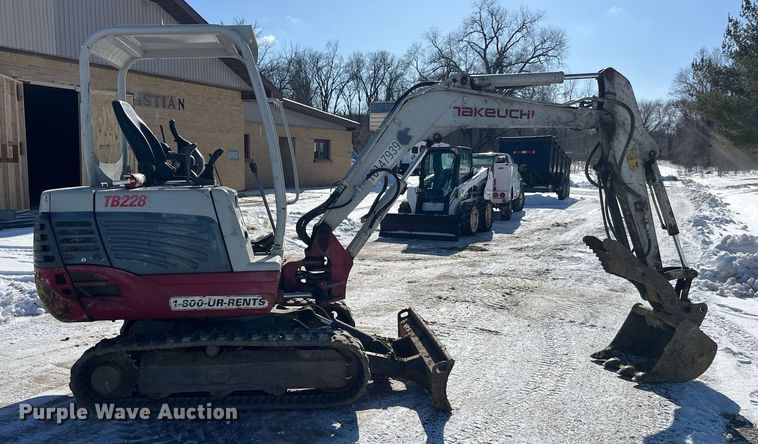 image for item LD9299 2013 Takeuchi TB228 mini excavator