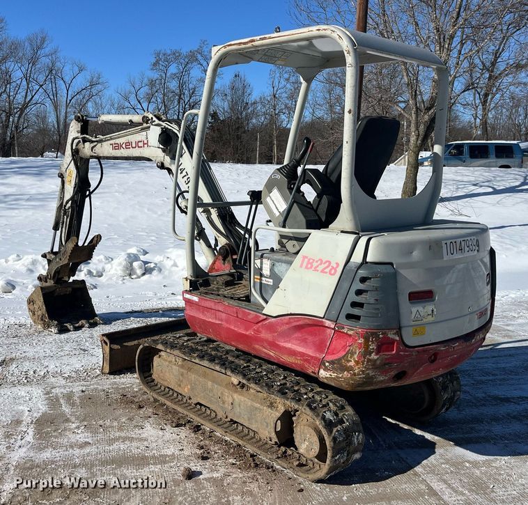 image for item LD9299 2013 Takeuchi TB228 mini excavator