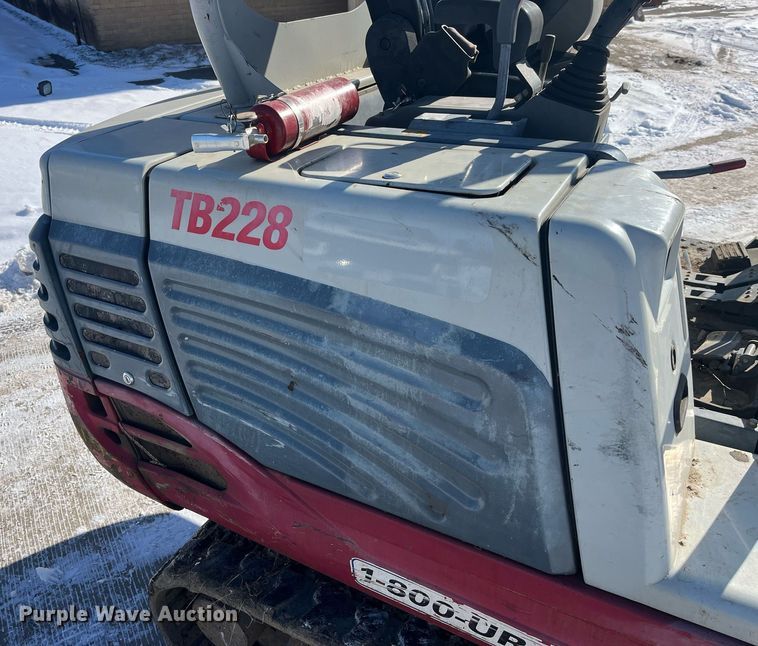 image for item LD9299 2013 Takeuchi TB228 mini excavator