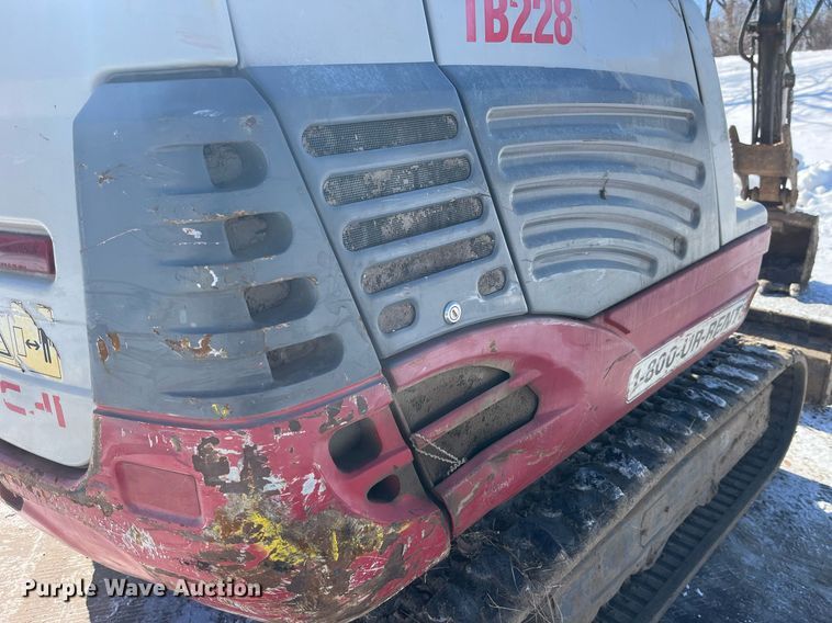 image for item LD9299 2013 Takeuchi TB228 mini excavator
