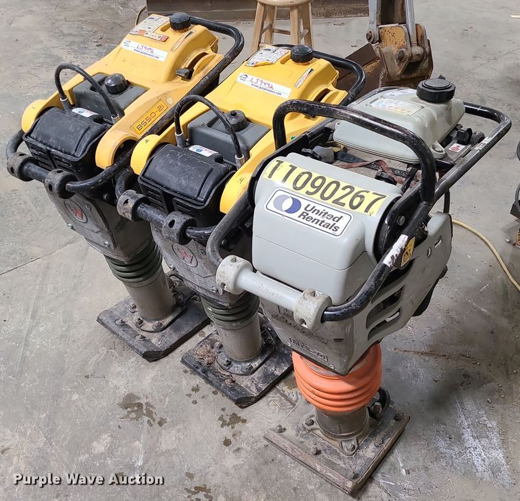 image for item LJ9492 (3) Walk behind compactors