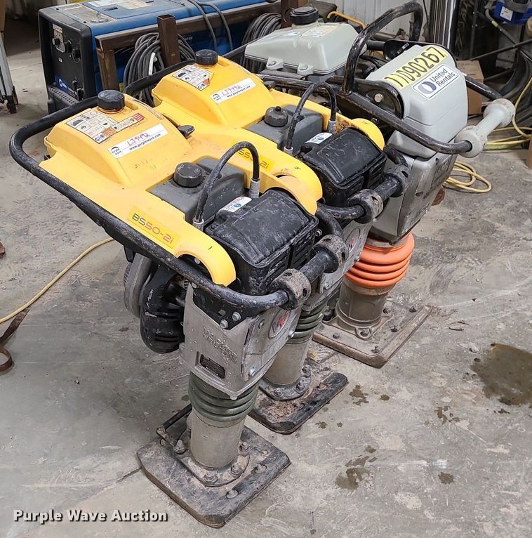 image for item LJ9492 (3) Walk behind compactors