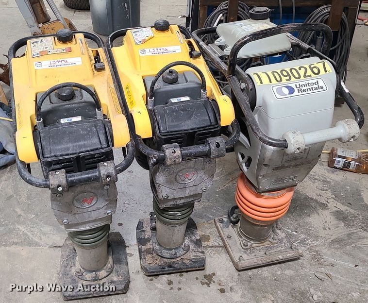 image for item LJ9492 (3) Walk behind compactors