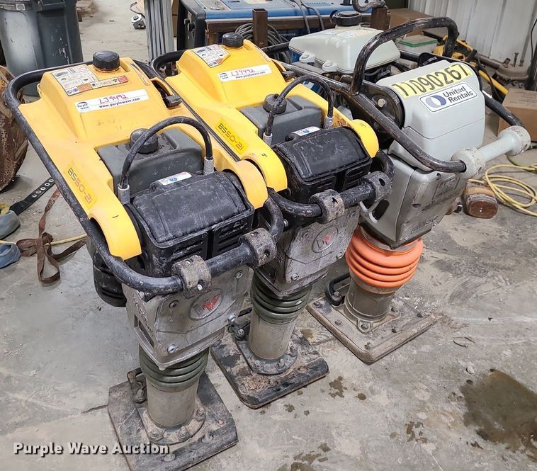 image for item LJ9492 (3) Walk behind compactors